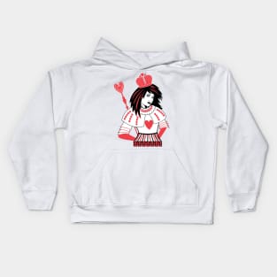 Queen of Hearts Kids Hoodie